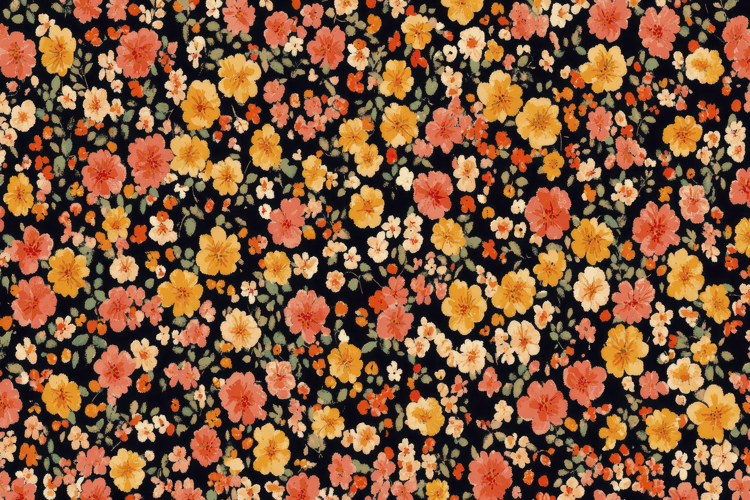 Flowers Texture Image 8