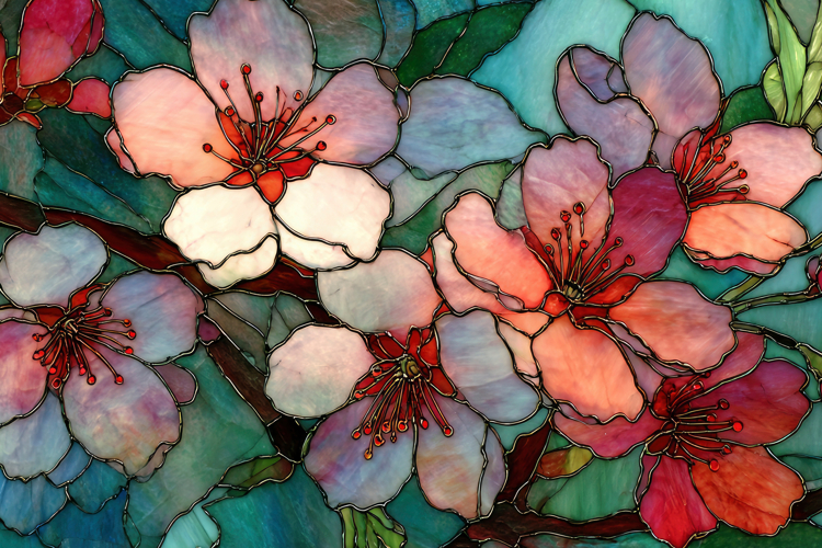 Stained Glass Artwork Background Wallpaper example image 1