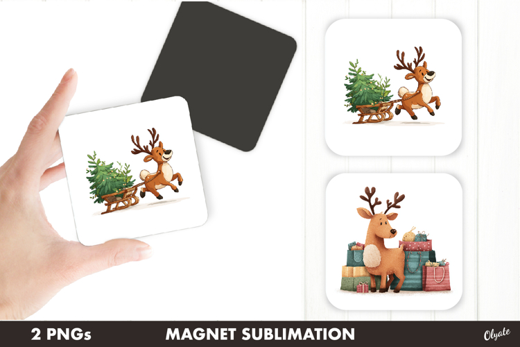 Christmas Reindeer Clipart Image 14