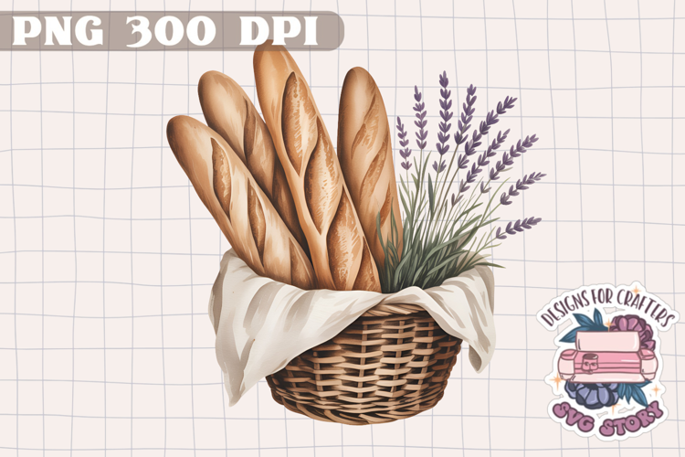 Watercolor Vintage Market Clipart PNG Sublimation Summer