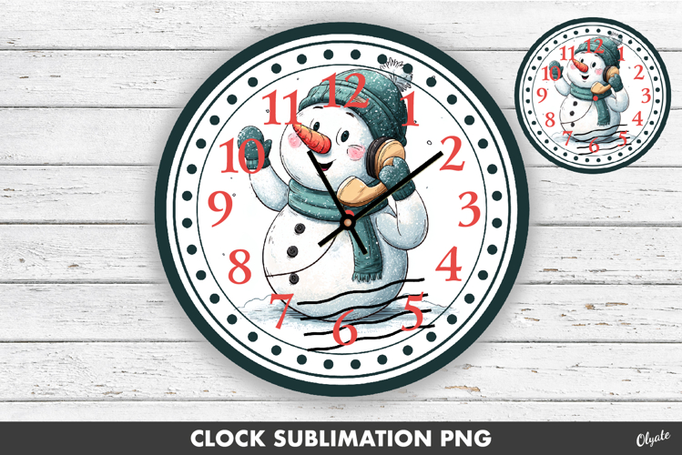 Christmas Snowman Clipart Image 14