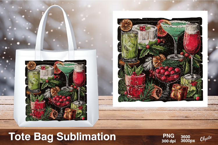 New Year Celebration Sublimation, Tote Bag PNG