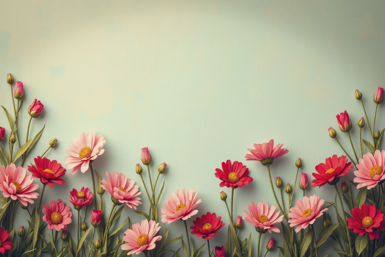 Gerbera Daisies Background