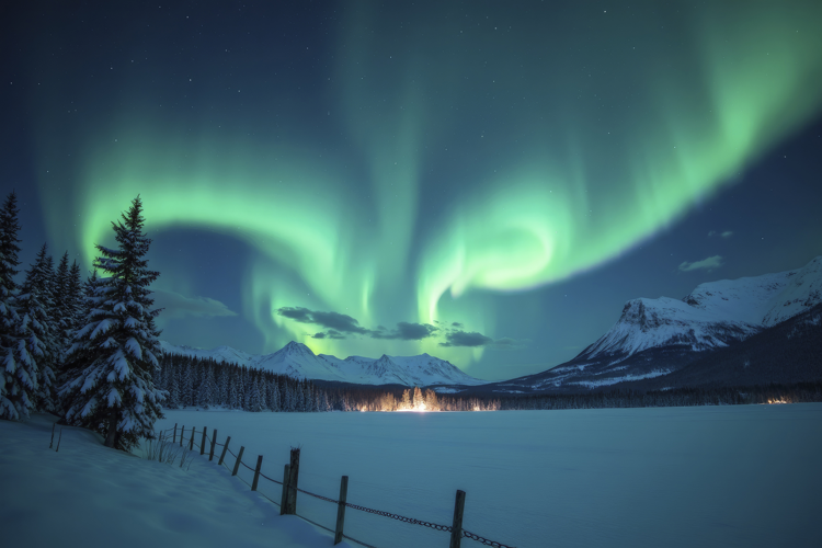 Aurora Borealis Background Wallpaper