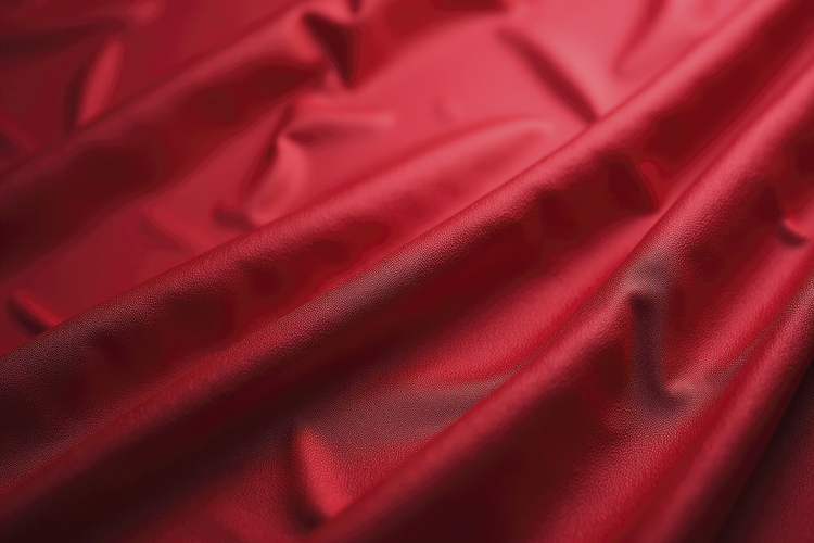 Red Satin Fabric Background Wallpaper