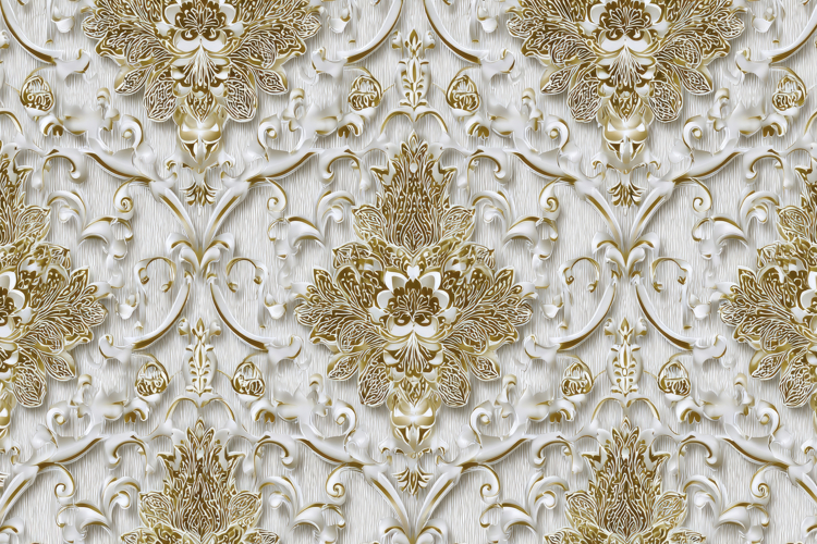 Vintage Style Damask Background Wallpaper