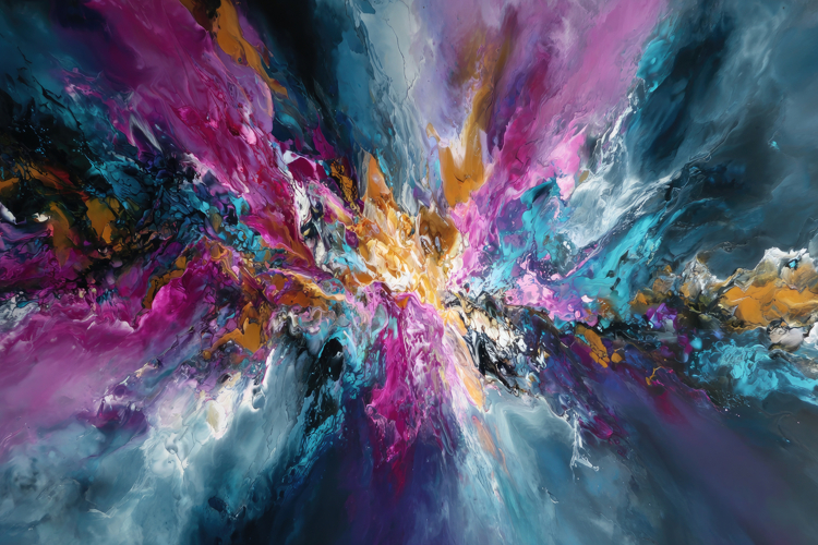 Multicolor Painting Background