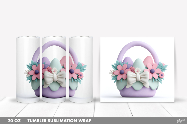 20 Oz Sublimation Tumbler Wrap Image 6