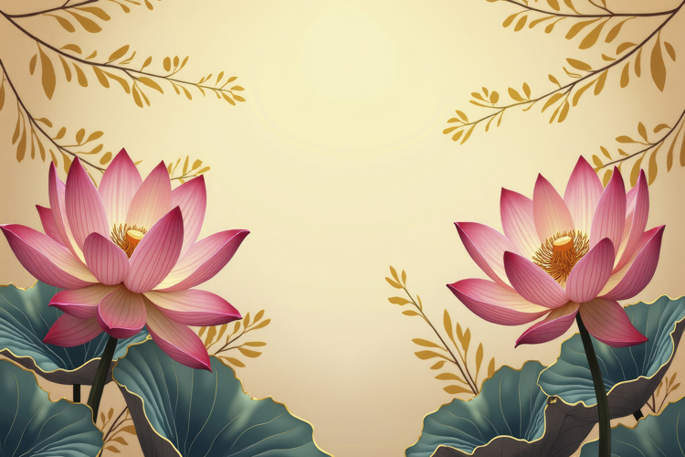 Lotus Flower Clipart Image 7
