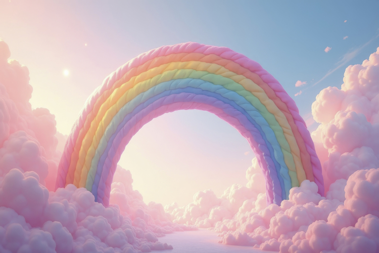 Rainbow Texture Image 18