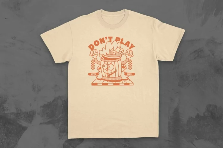 Don't Play With Me! Street Culture T-shirt Design