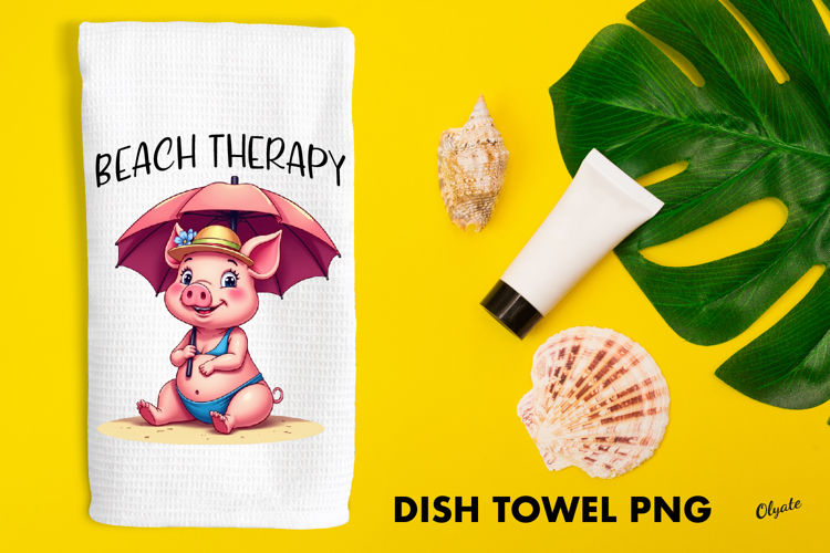Beach Towel Clipart Image 2