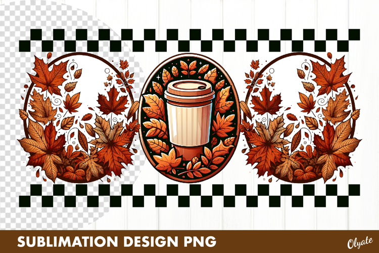 Fall Sublimation, Autumn Frame Sublimation. Tshirt PNG