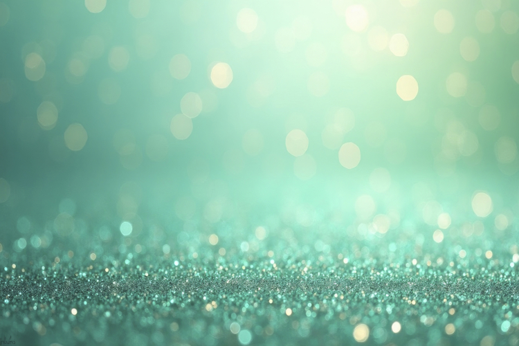 Turquoise Bokeh Background Wallpaper