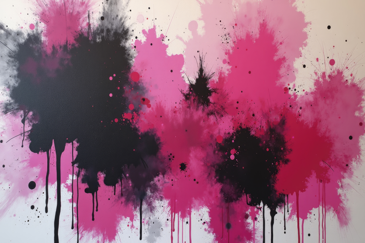Abstract Splatter Art Background Wallpaper