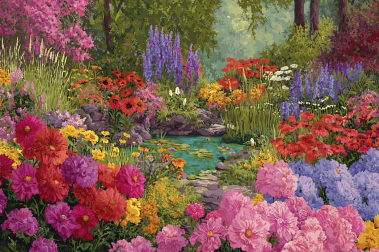 Garden Background Image 12