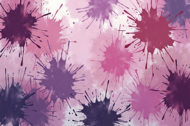 Vibrant Paint Splatters Background Wallpaper