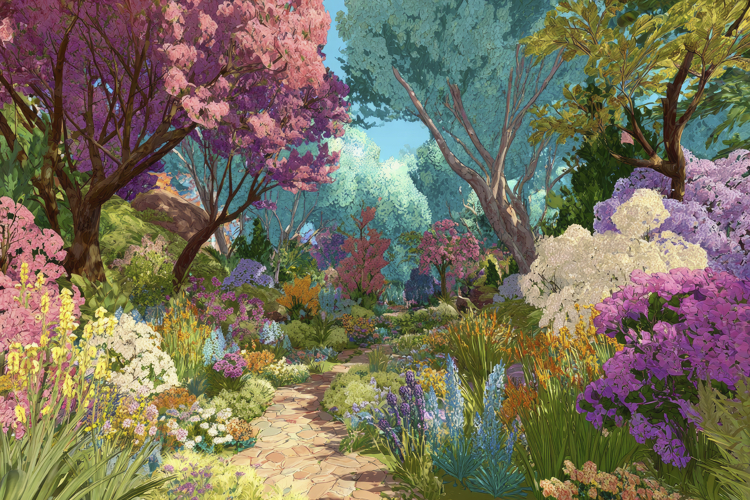 Garden Background Image 11