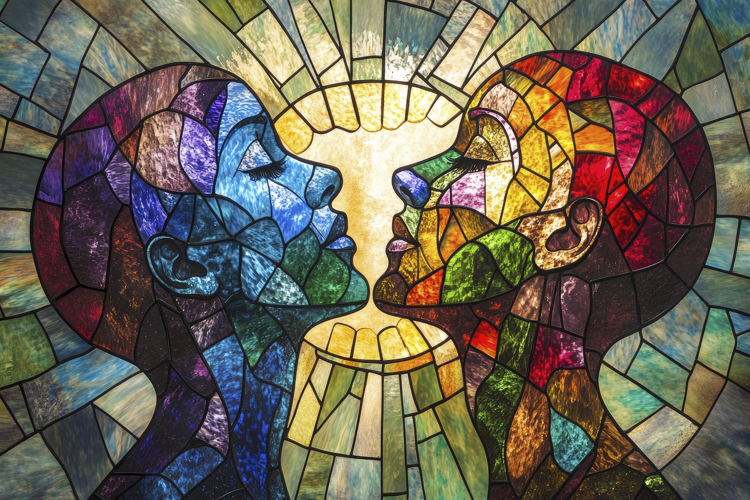 Stained Glass Texture Image 2
