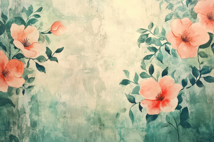 Watercolor Flowers Image 15