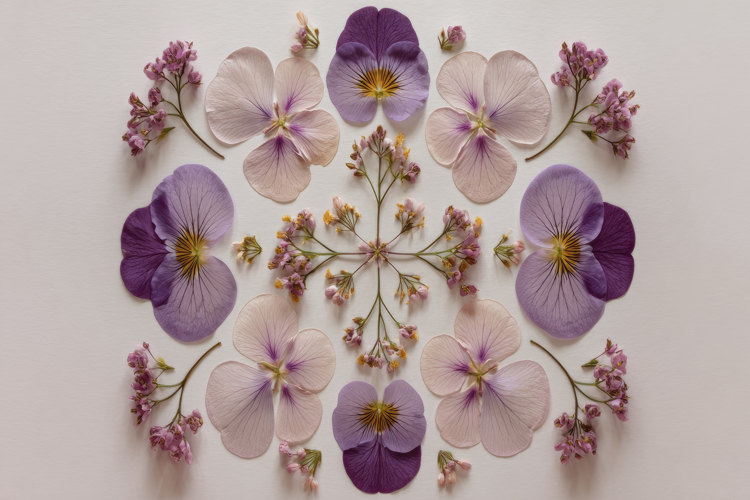 Symmetrical Botanical Background