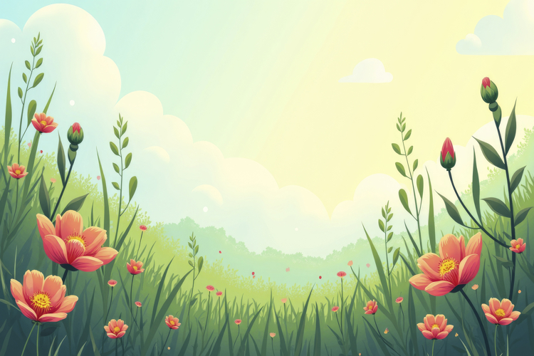 Field Of Flower Background