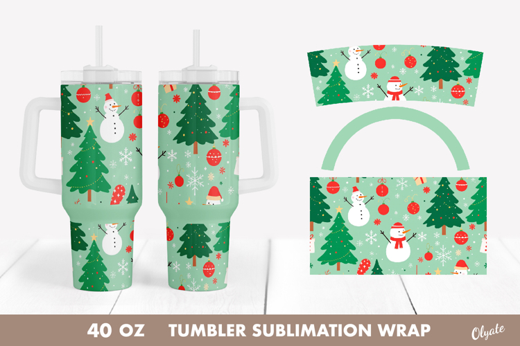Christmas Sublimation Tumbler Designs Image 2
