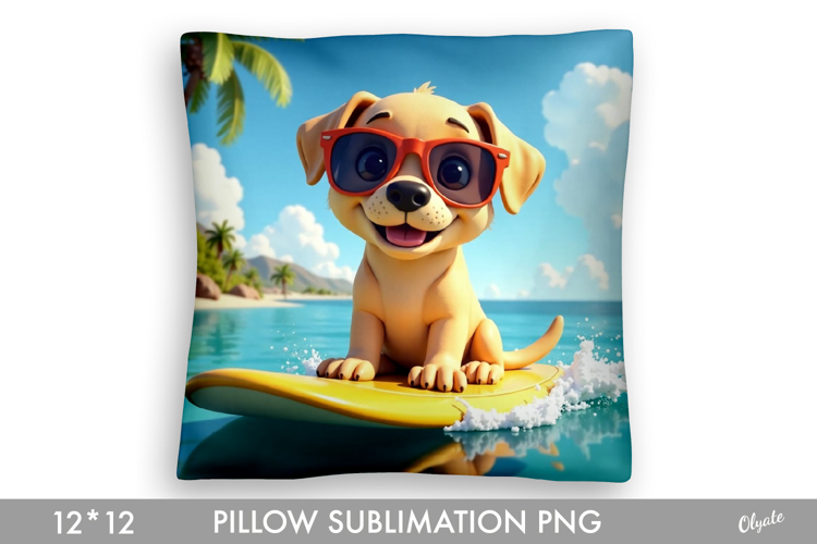 Cute Animal Pillow. Summer Pillow Design