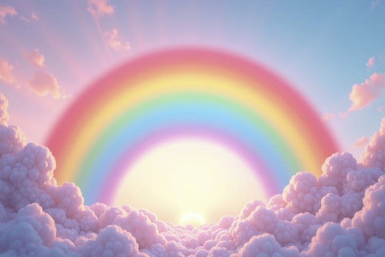 Rainbow Texture Image 17