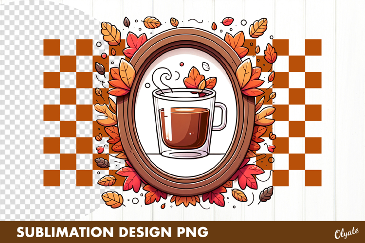Fall Tshirt Sublimation. Autumn Frame Sublimation Tshirt