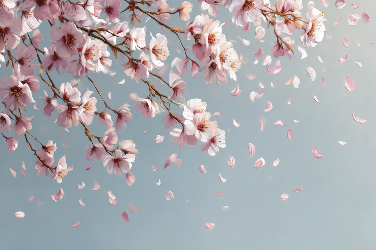 Cherry Blossoms Background