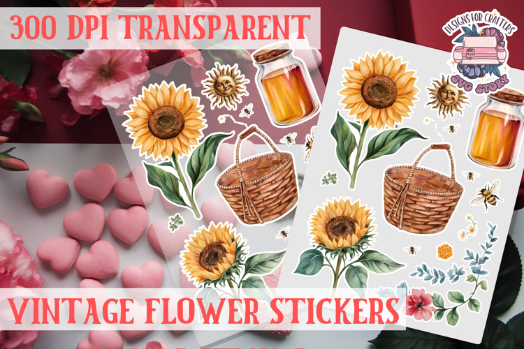 Retro Flowers Svg Image 4