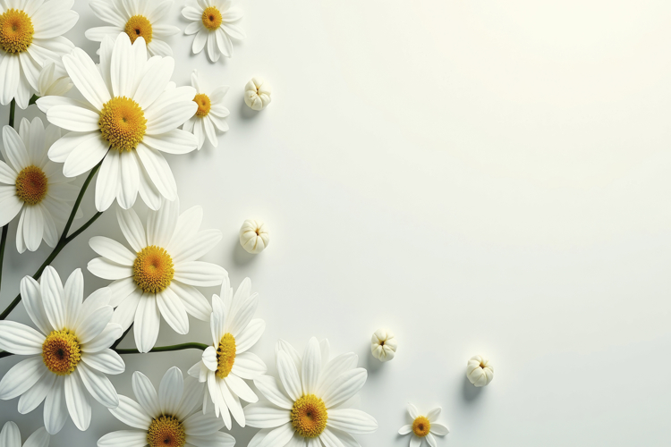 Common Daisies Background Wallpaper
