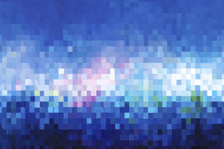 Pixelated Pattern Background Wallpaper