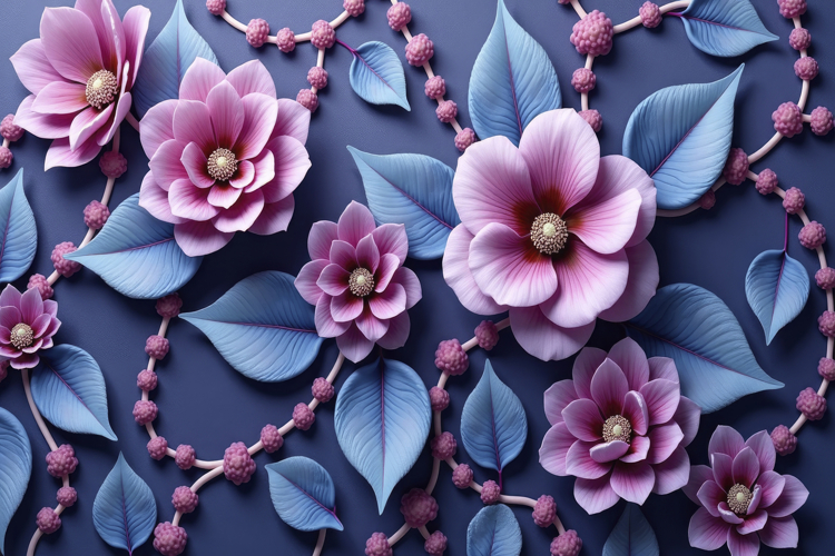 Flowers Texture Image 21