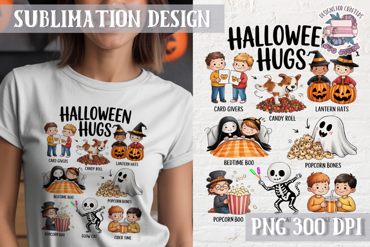 Cute Halloween Clipart PNG Sublimation Cozy Ideas Tshirt