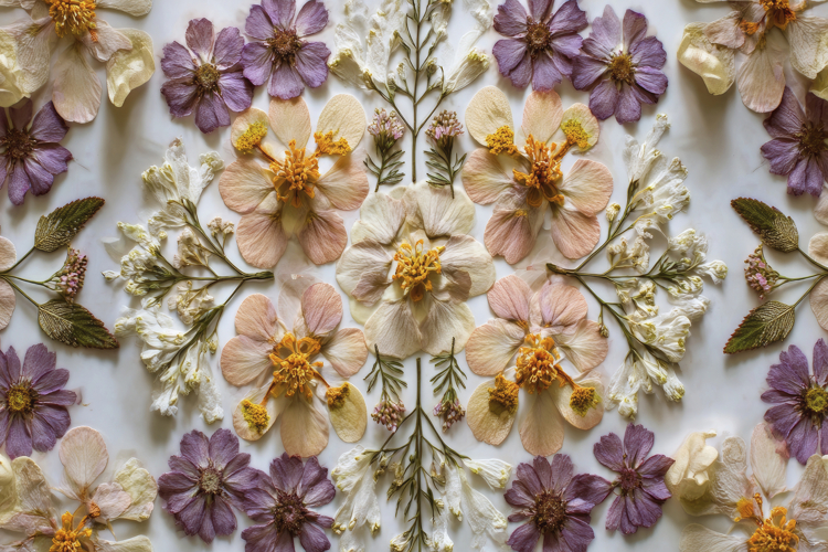 Symmetrical Botanical Background