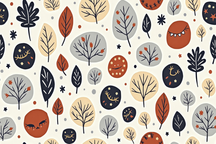 Autumn Doodle Background