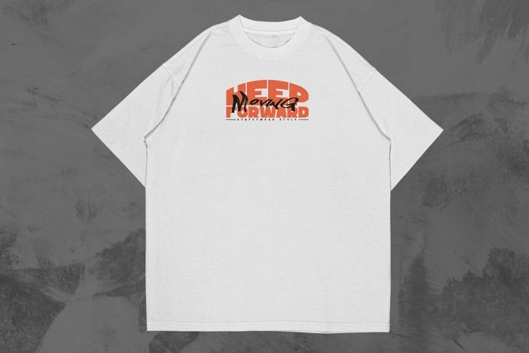 Keep Moving Forward Urban Logo T-shirt Design
