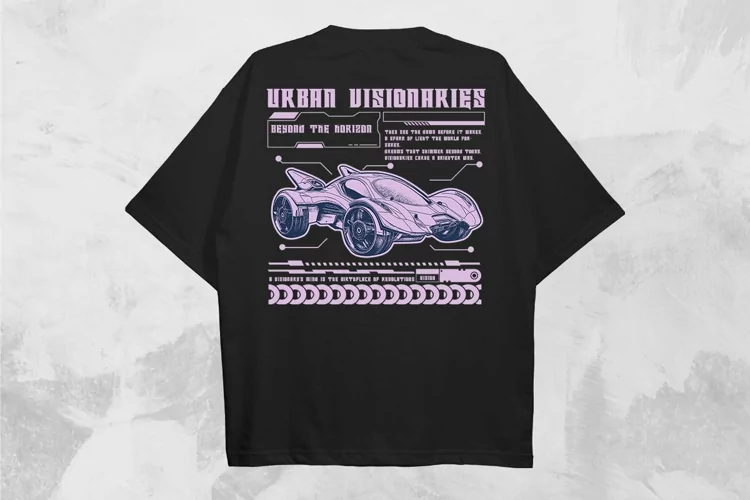 Urban Visionaries Streetwear PNG T-shirt Design