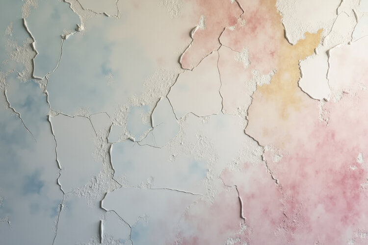 Cracked and Peeling Paint Background Wallpaper example image 1