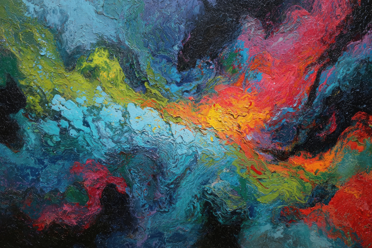 Abstract Acrylic Painting Background