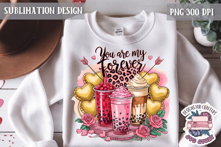 Valentine Quote Symbol Love Sublimation Design PNG Heart