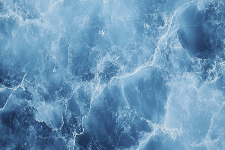 Blue Ocean Texture Background Wallpaper