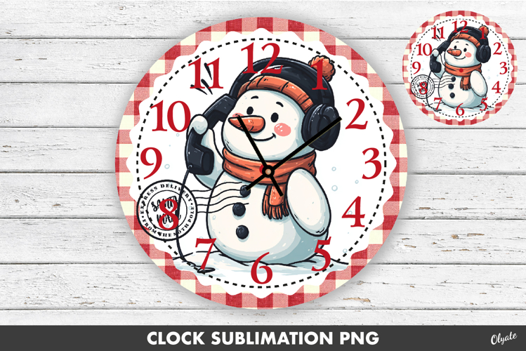 Christmas Snowman Clipart Image 2