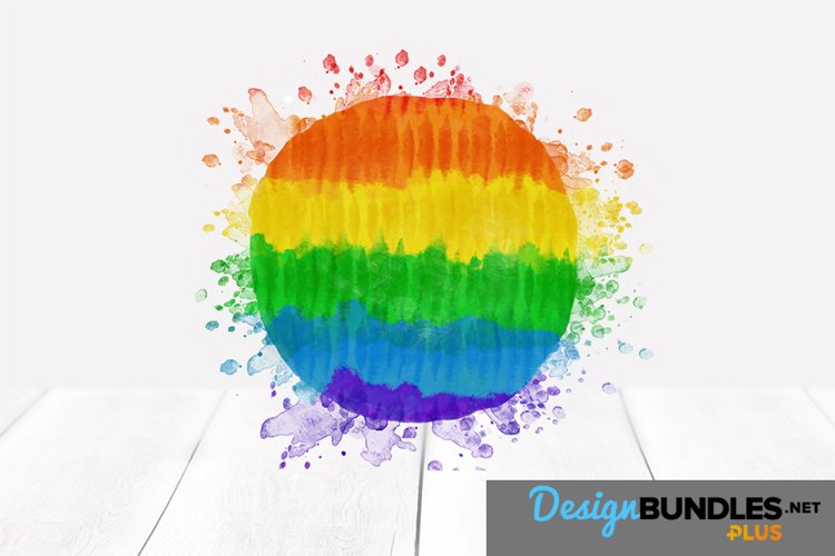Rainbow Sublimation Background example image 1