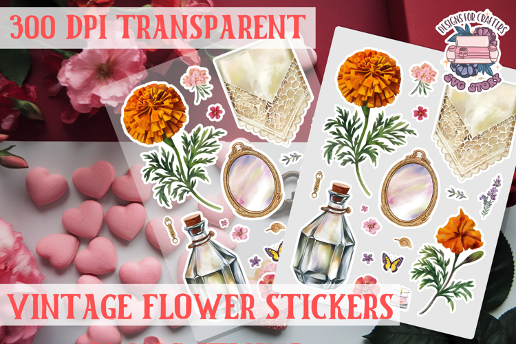 Retro Flowers Svg Image 2
