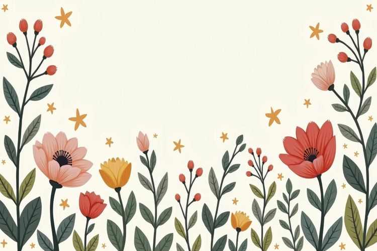 Floral Background Image 6