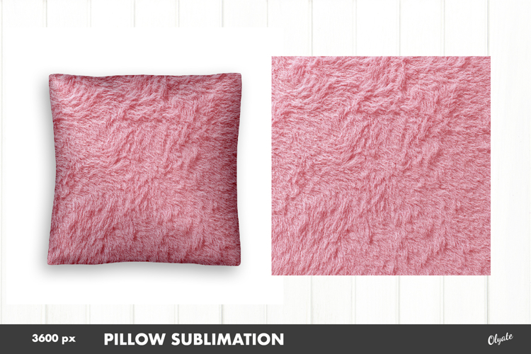 Pillow Faux Yarn Sublimation PNG, Pink Pillow PNG