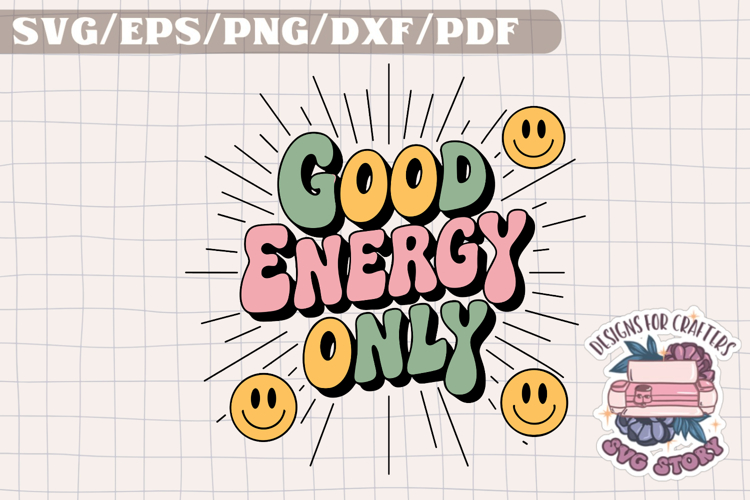 Groovy Summer Pastel Colors SVG Design Mascot